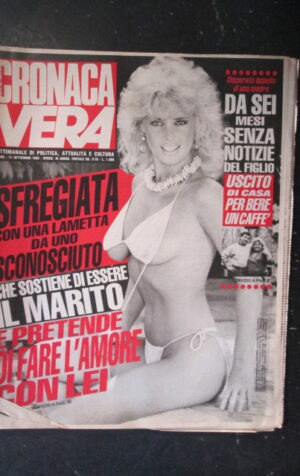 CRONACA VERA 888 1989 Rivista di cronaca nera e attualità  [VL17]