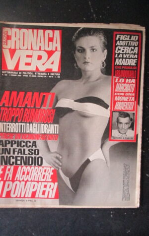 CRONACA VERA 822 1988 Rivista di cronaca nera e attualità  [VL17]