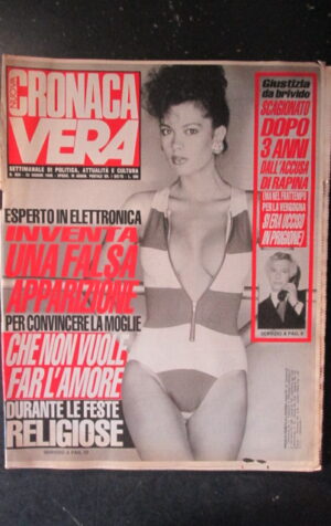 CRONACA VERA 824 1988 Rivista di cronaca nera e attualità  [VL17]