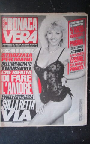 CRONACA VERA 849 1988 Rivista di cronaca nera e attualità  [VL17]