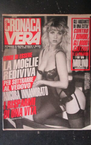 CRONACA VERA 877 1989 Rivista di cronaca nera e attualità  [VL17]