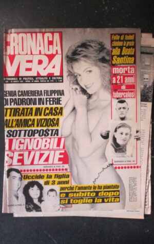 CRONACA VERA 1041 1992 Rivista di cronaca nera e attualità  [VL17]