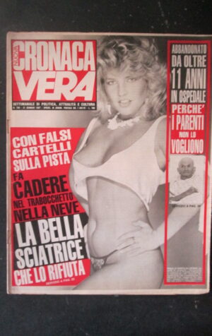 CRONACA VERA 750 1987 Rivista di cronaca nera e attualità  [VL22]