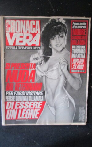 CRONACA VERA 766 1987 Rivista di cronaca nera e attualità  [VL22]