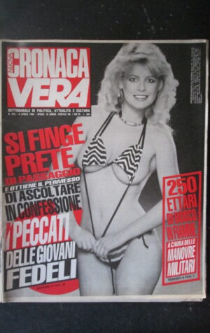 CRONACA VERA 813 1988 Rivista di cronaca nera e attualità  [VL22]