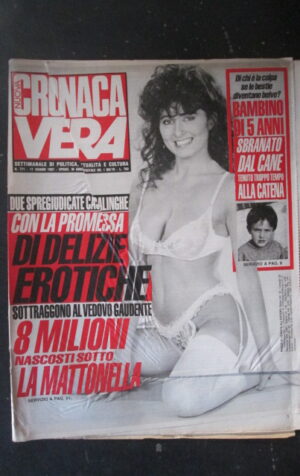 CRONACA VERA 771 1987 Rivista di cronaca nera e attualità  [VL22]