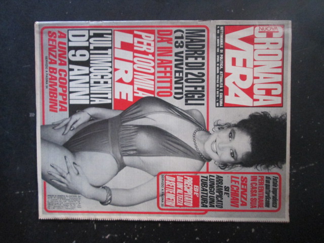 CRONACA VERA 830 1988 Rivista di cronaca nera e attualità  [VL22]