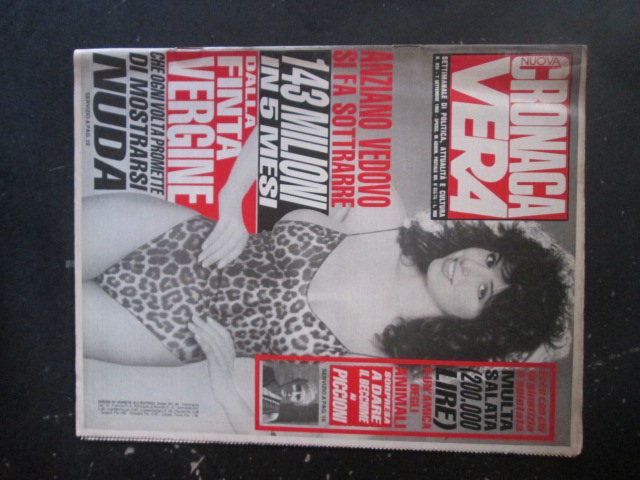 CRONACA VERA 835 1988 Rivista di cronaca nera e attualità  [VL22]