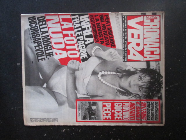 CRONACA VERA 838 1988 Rivista di cronaca nera e attualità  [VL22]