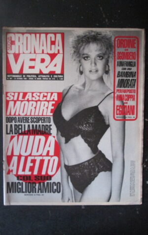 CRONACA VERA 947 1990 Rivista di cronaca nera e attualità  [VL22]