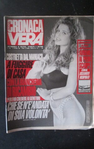 CRONACA VERA 892 1989 Rivista di cronaca nera e attualità  [VL22]