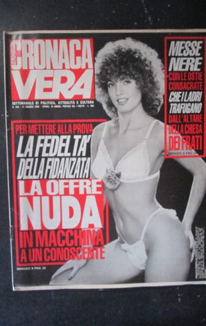 CRONACA VERA 818 1988 Rivista di cronaca nera e attualità  [VL22]