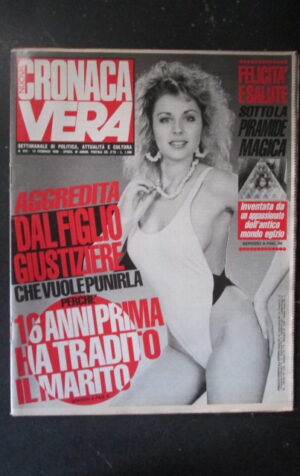 CRONACA VERA 910 1990 Rivista di cronaca nera e attualità  [VL22]