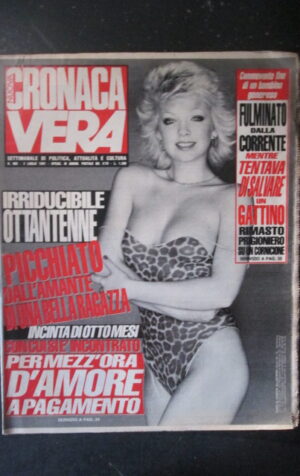 CRONACA VERA 982 1991 Rivista di cronaca nera e attualità  [VL23]