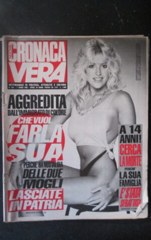 CRONACA VERA 913 1990 Rivista di cronaca nera e attualità  [VL23]