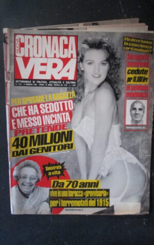 CRONACA VERA 1118 1994 Rivista di cronaca nera e attualità  [VL23]