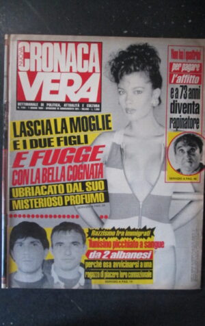 CRONACA VERA 1134 1994 Rivista di cronaca nera e attualità  [VL23]