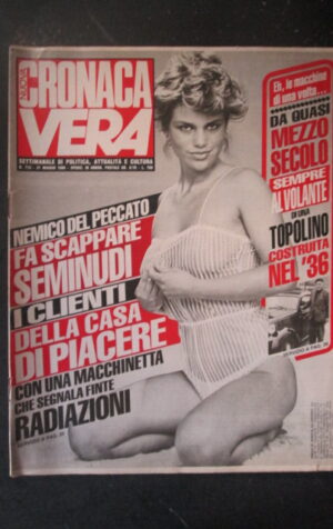 CRONACA VERA 715 1986 Rivista di cronaca nera e attualità  [VL23]