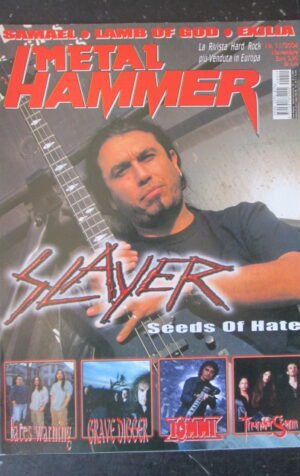 METAL HAMMER 11 2004 SLAYER THUNDERSTORM FATES WARNNG GRAVE DIGGER [G208]