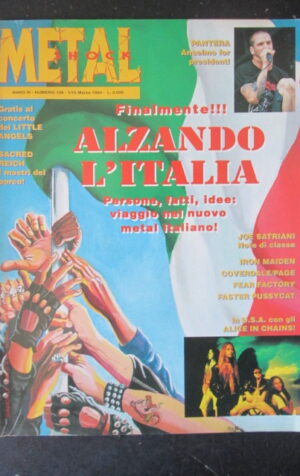 METAL SHOCK 139 1993 JOE SATRIANI IRON MAIDEN PANTERA [G208]