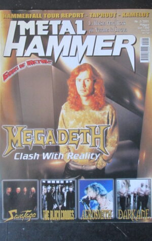 METAL HAMMER 5 2001 MEGADEATH THE BLACK CROWES SAVATAGE [G208]