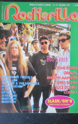 ROCKERILLA 172 1994 BIG CHIEF STONE ROSES MARILYN MANSON [G209]