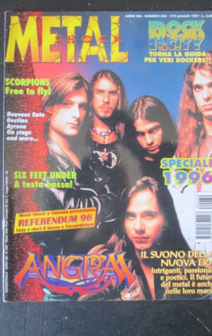 METAL SHOCK 230 1997 HEAVENS GATE SIX FEET UNDER ANGRA [G209]