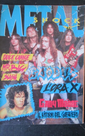 METAL SHOCK 41 1989 QUICK GAME GARY MOORE SLASH [G209]