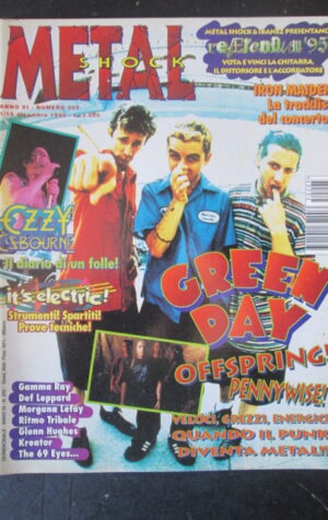 METAL SHOCK 205 1995 OZZY ORBOURNE GAMMA RAY DEF LEPPARD THE 69 EYES [G209]