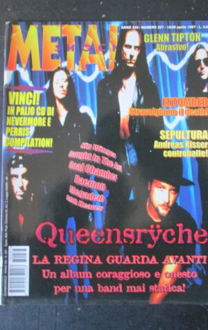 METAL SHOCK 237 1997 SEPULTURA QUEENSRYCHE MEGADETH [G209]