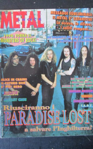 METAL SHOCK 163 1994 ALICE IN CHAINS PARADISE LOST CARCASS [G209]