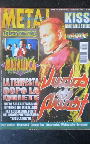 METAL SHOCK 252 1997 METALLICA JUDAS PRIEST IRON MAIDEN MOONSPELL KISS [G209]