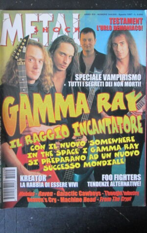 METAL SHOCK 244 - 245 1997 GAMMA RAY KREATOR FOO FIGHTERS [G209]