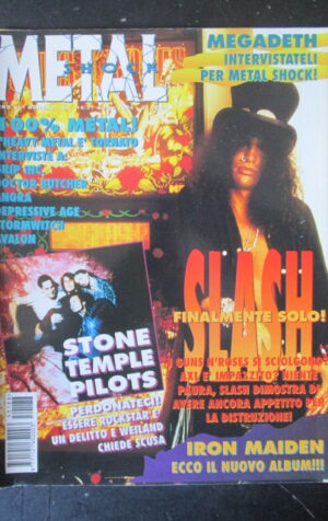 METAL SHOCK 188 1995 STONE TEMPLE PILOTS SLASH HEAVY METAL [G209]