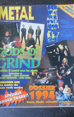 METAL SHOCK 182 1994 CARCASS FEAR FACTORY ZENI GEVA [G209]