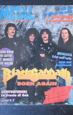 METAL SHOCK 161 1994 BLACK SABBATH IRON MAIDEN KING ' S X RAY GILLEN [G209]