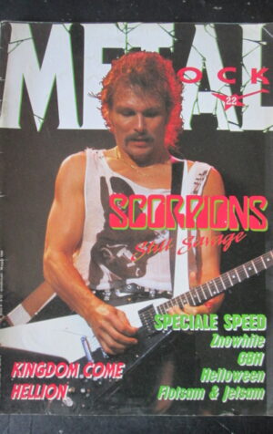 METAL SHOCK 22 1998 SCORPIONS HELLION KINBGDOM COME [G209]