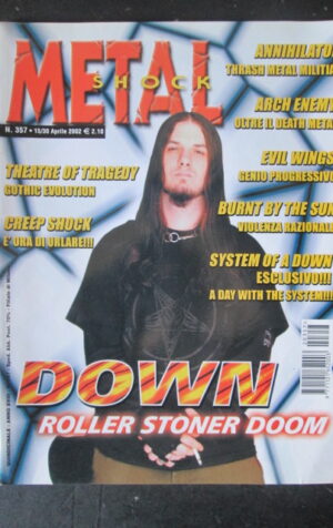 METAL SHOCK 357 2002 ARCH ENEMY EVIL WINGS ANNIHILATOR [G209]