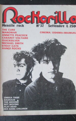 ROCKERILLA 37 THE CURE MANOWAR OMEGA TRIBE MICHAEL SMITH [G210]