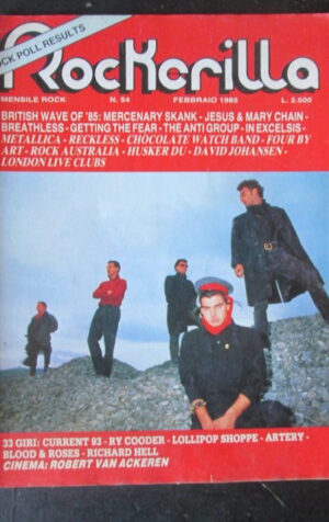 ROCKERILLA 54 1985 METALLICA RECKLESS CHOCOLATE WATCH BAND [G210]