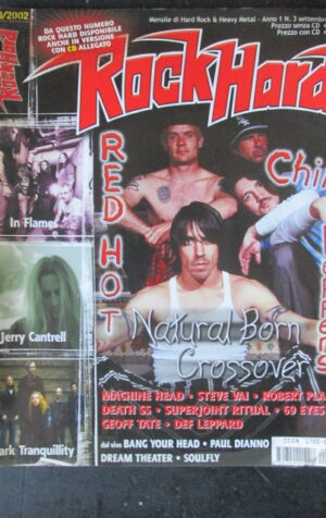ROCK HARD 3 2002 JERRY CANTRELL DARK TRANQUILLITY RED HOT CHILI PEPPERS [G210]