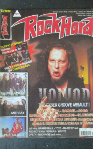 ROCKHARD 9 2003 ANTHRAX PAUL GILBERT VOIVOD [G210]