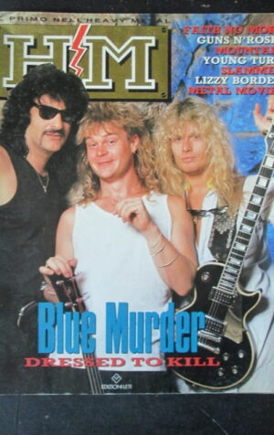 HM 74 1989 FAITH NO MORE GUNS N' ROSES LUE MURDER LIZZY BORDEN [G210]