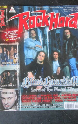 ROCKHARD 5 2002 JOURNEY CATHEDRAL LUCA TURILLI PARADISE LOST [G210]