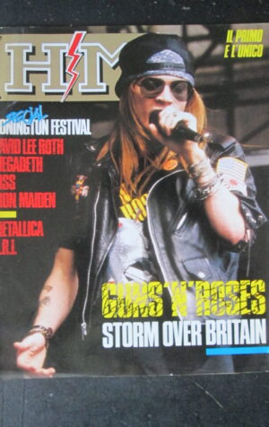 HM 51 1988 GUNS N' ROSES DAVID LEE ROTH MEGADETH KISS IRON MAIDEN [G210]