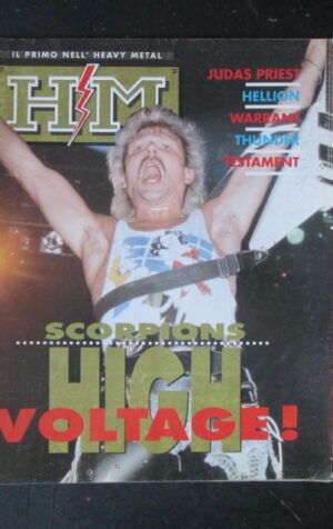 HM 102 1990 JUDAS PRIEST HELLION WARRANT SCORPIONS  [G210]