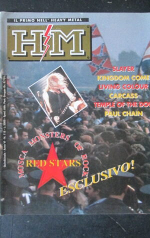 HM 115 1991  SLAYER KINGDOME COME CARCASS PAUL CHAIN [G210]