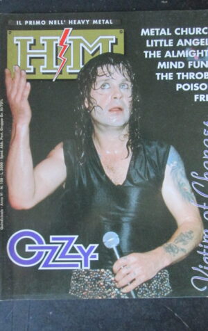 HM 108 1991 METAL CRUSH LITTLE ANGELS MIND FUNK OZZY OSBOURNE [G210]