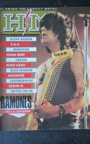 HM 67 1989 DEAT SS SLAVE RAIDER MANOWAR RAMONES ROXX GANG [G210]