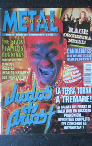 METAL SHOCK 264 1998 RAGE MARDUK JUDAS PRIEST CANDLEMASS MARDUK [G211]